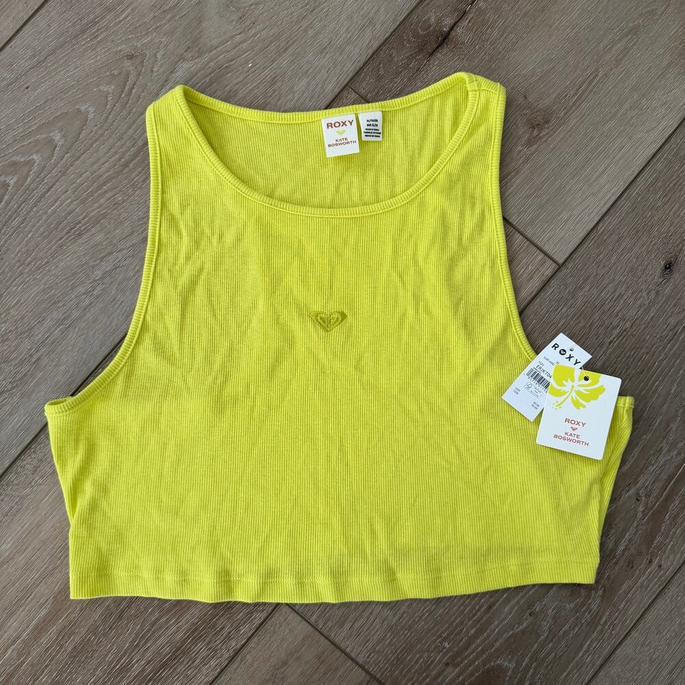 ROXY NWT Surf Kind Kate Tank in Bright Yellow / Green Size XL
